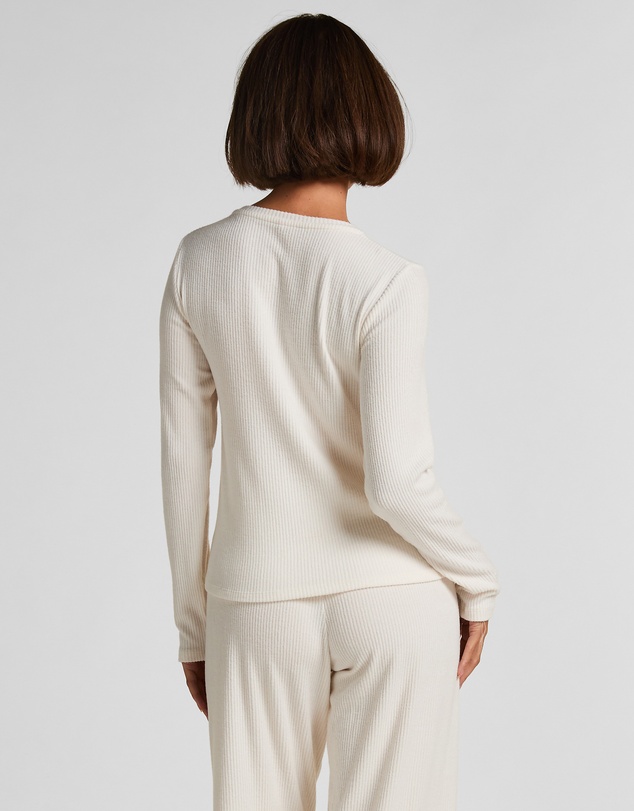 Hunkemoller - Long Sleeve Brushed Rib Jersey Cardigan