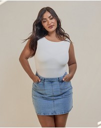 All About Eve - Becca Skirt Light Blue