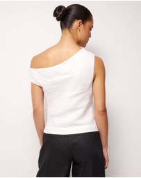AERE - Off Shoulder Gathered Top