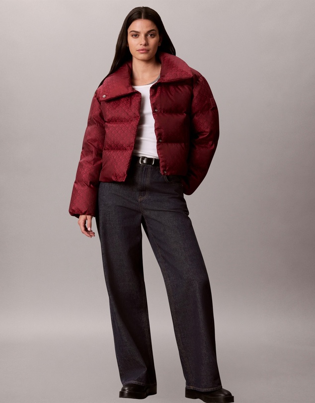Calvin Klein Jeans - All-Over Logo Down Puffer Jacket