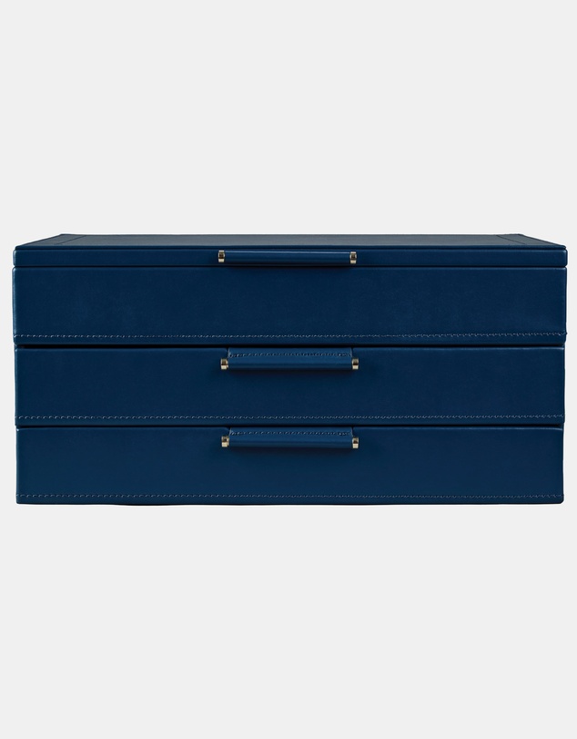 Wolf - WOLF Sophia Jewellery Box with Drawers Indigo Fruit Botanical