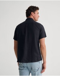 Oxford - Leyton French Linen Short Sleeve Shirt