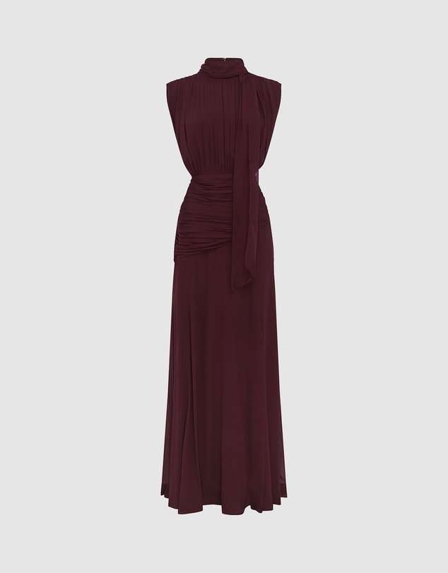 Shona Joy - Amina Scarf Neck Maxi Dress