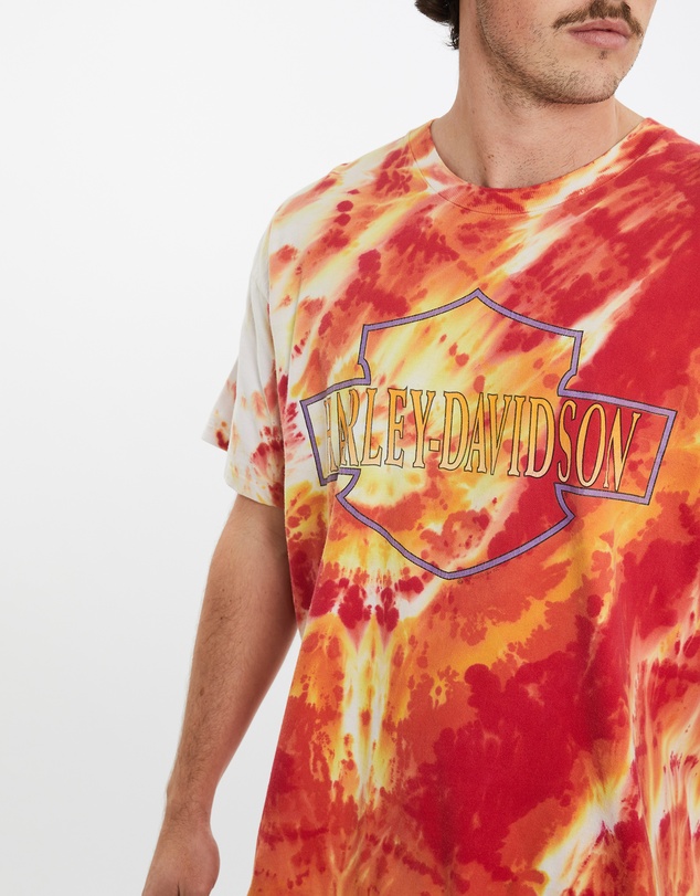 Vintage by The Real Deal - Pre Loved - 1992 Harley Davidson Tie Dye Tee