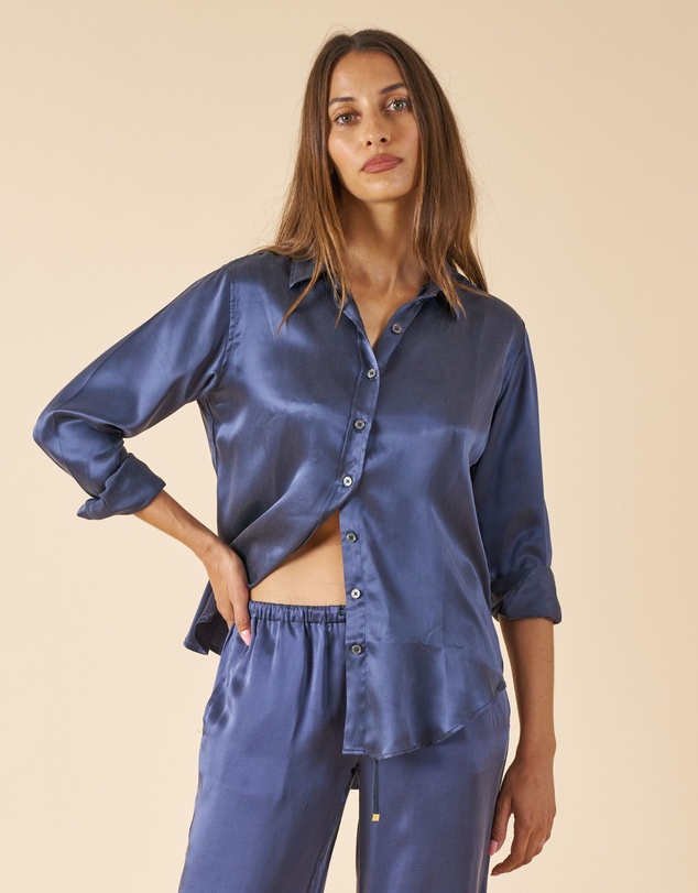 CAMIXA - Satin Silk Shirt