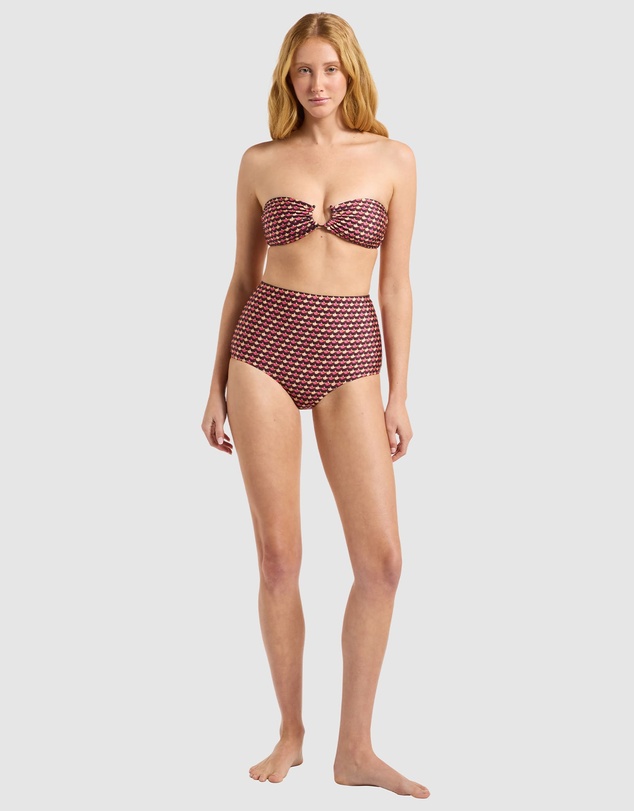JETS - Coco Geo Bandeau Bikini Top