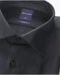 Abelard - Bottone Nero Evening Slim Fit Shirt