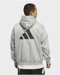 adidas Performance - adidas Basketball Fleece Hoodie (Gender Neutral) Mens