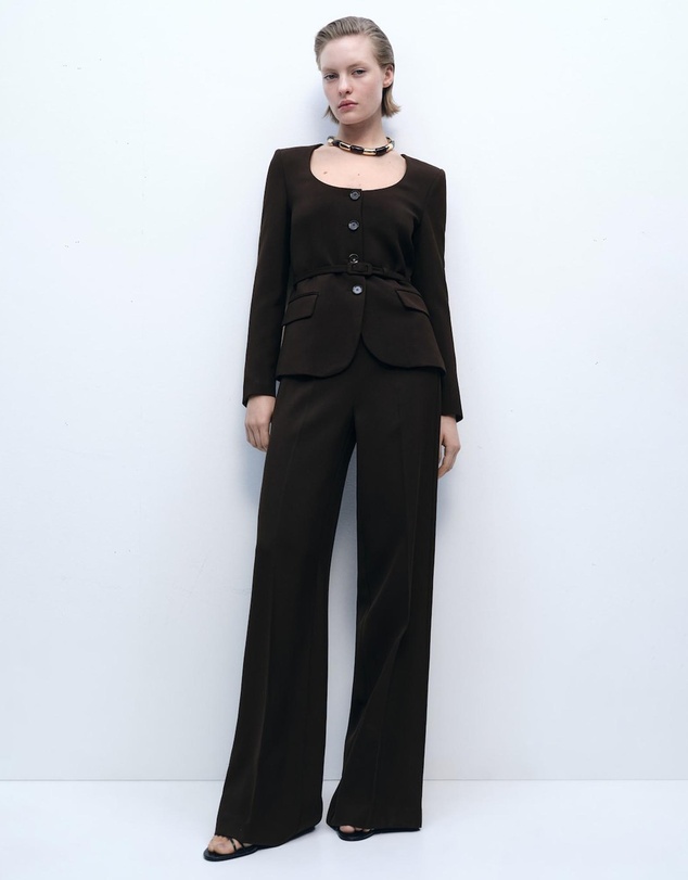M.N.G - Sake Suit Jacket With Belt