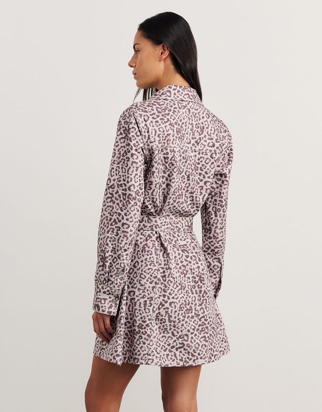 Jag - Leopard Denim Dress