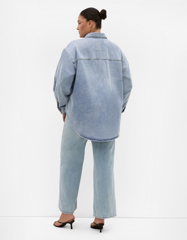 City Chic - Avril Denim Shacket