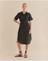Amelius - Provence Linen Shirt Dress