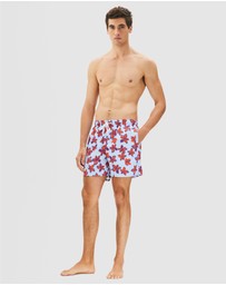 Tommy Hilfiger - Print Mid-Length Swim Shorts