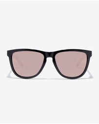 Hawkers Co - Hawkers - One raw - polarized black rose gold   Sunglasses for Men and Women Polarized