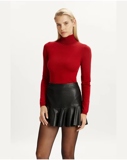 Bardot - Tisch Vegan Leather Mini Skirt