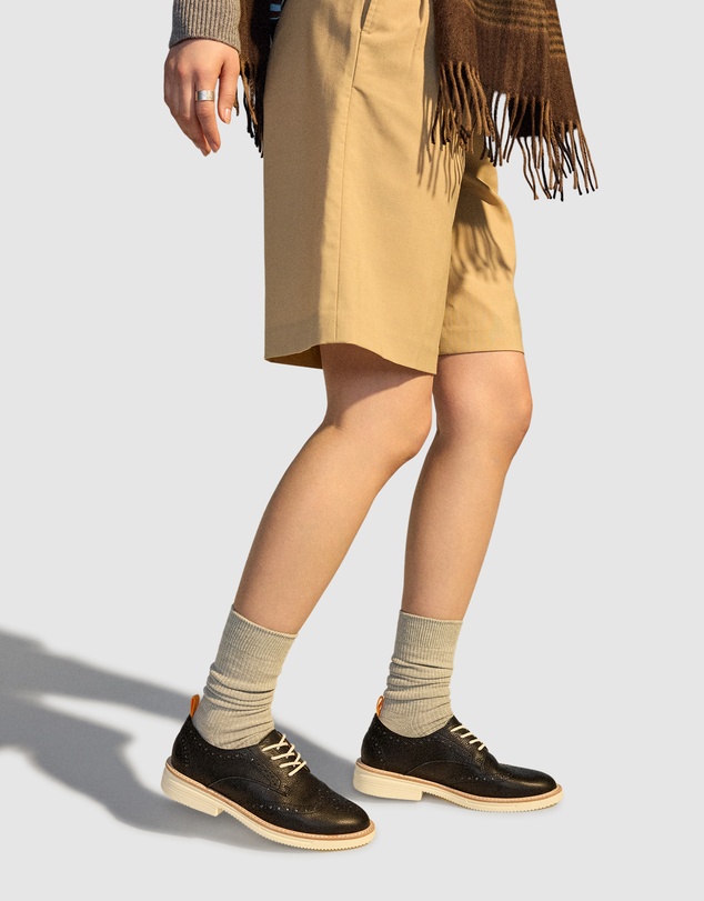 Rollie - Derby Brogue Rise Shoes