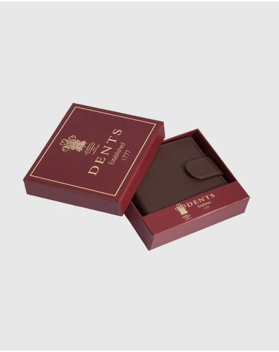 DENTS - Nappa Leather Billfold Coin Wallet with RFID Protection