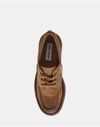 Steve Madden - Detroit Taupe Suede Loafers