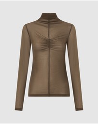 CAMILLA AND MARC - Novel Long Sleeve Stocking Top