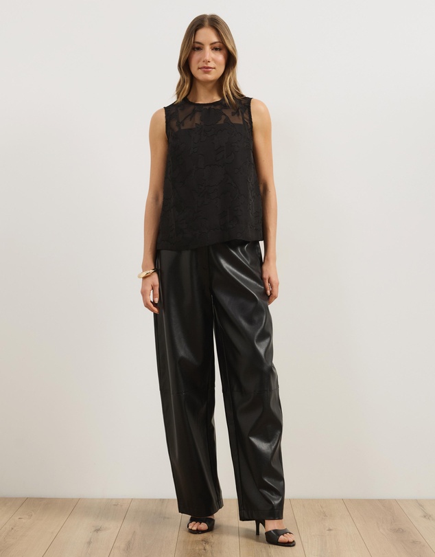 Atmos&Here - Lilah Sheer Top With Removable Cami