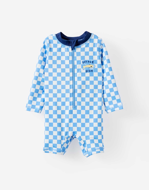 Cotton On Kids - Baby Long Sleeve All In One Swimsuit