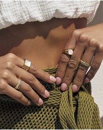 Arms Of Eve - Amira Gold and Pearl Ring