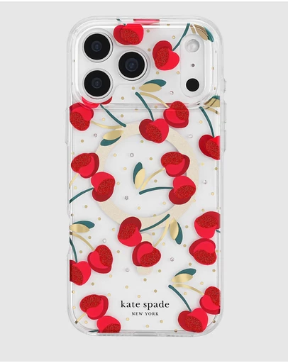 Kate Spade - Kate Spade Cherry Dot MagSafe Case for iPhone 17 Pro Max