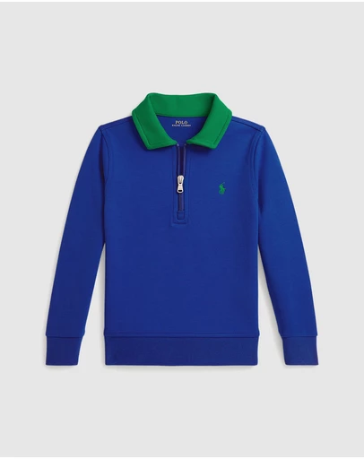Polo Ralph Lauren - Double-Knit Collared Sweatshirt - Kids