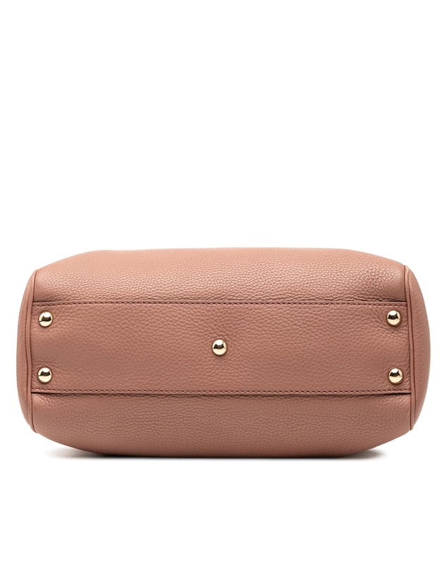 Pre-Loved by Azura Reborn - Pre-Loved Small Calfskin Bamboo Shopper Satchel