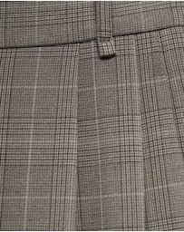 M.N.G - Wide-Leg Check Suit Trousers