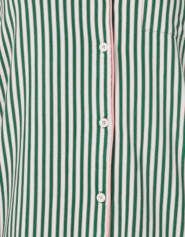Kate Spade - Printed Jersey Button Up Long Sleeve Long Pyjama Set