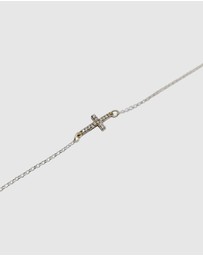 Izoa - Halo Cross Bracelet