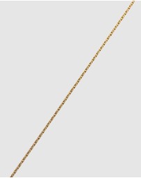 Elli Jewelry - Elegant Rope Chain Necklace in Gold-Plated 925 Sterling Silver