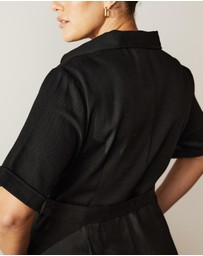 Atmos&Here Curvy - Eden Twill Midi Dress