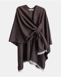Morgan & Taylor - Concetta Poncho in Brown