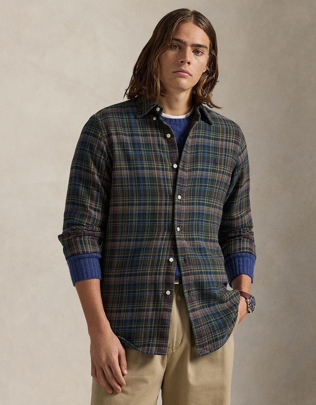 Polo Ralph Lauren - Custom Fit Plaid Brushed Flannel Shirt