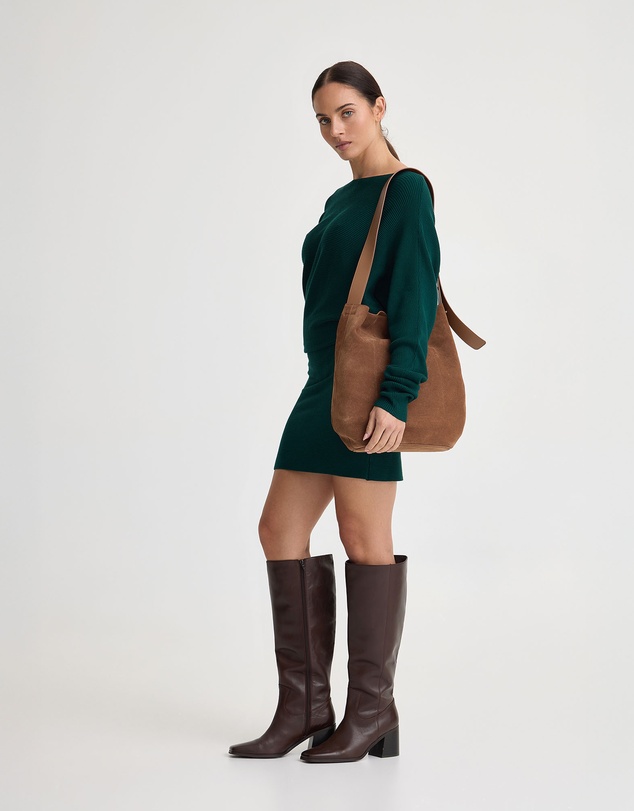 Oxford - Juliette Knitted Rib Dress