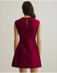 Atmos&Here - Rosie Structured Satin Mini Dress