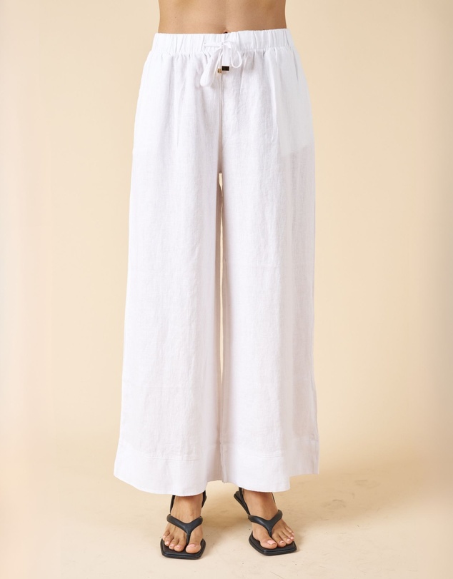 CAMIXA - Palazzo Linen Pants