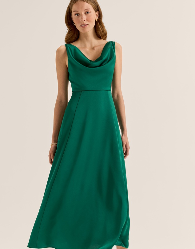 Review - Montague Cowl Neck Dress