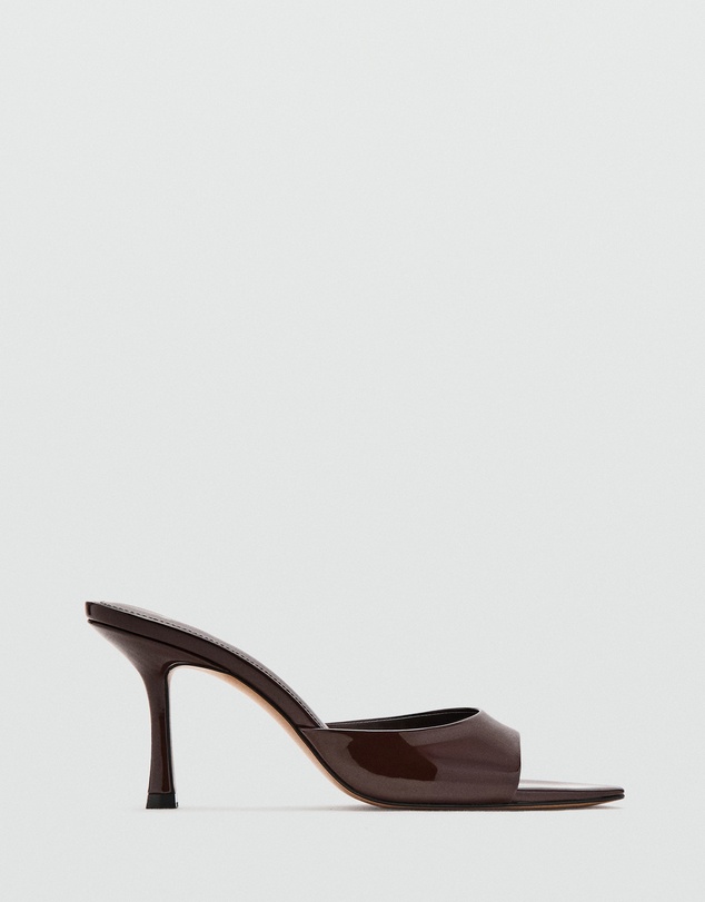 M.N.G - Patent Leather High-Heeled Sandals