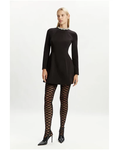 Bardot - Delphi Long Sleeve Mini Dress