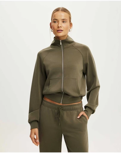 Cotton On Body Active - Ultimate Soft Funnel Neck Jacket