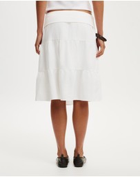 Cotton On - Haven Fold Over Midi Skirt