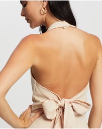 Romance by Honey and Beau - Isadora Halter Maxi Dress