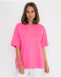 ALEXANDRA - Sole T-Shirt Fluro Pink