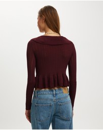 Cotton On - Ruffle Knit Cardi