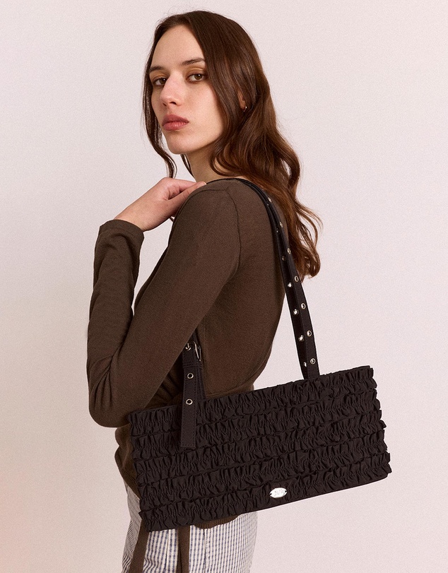 Damson Madder - Sophia Ruffle Bag