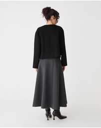 Forcast - Alani Crop Wool Jacket