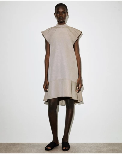 COS - Sculpted High-Neck Dress